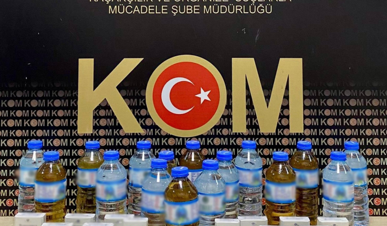 Karsta Kaçak İçki̇ Operasyonu