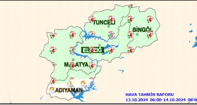 Meteoroloji̇den Yağış Uyarısı