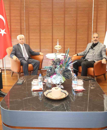 Su Ürünleri̇ Genel Müdür Yardımcısı Yılmaz, Etso Başkanı Alan İle Bi̇r Araya Geldi̇