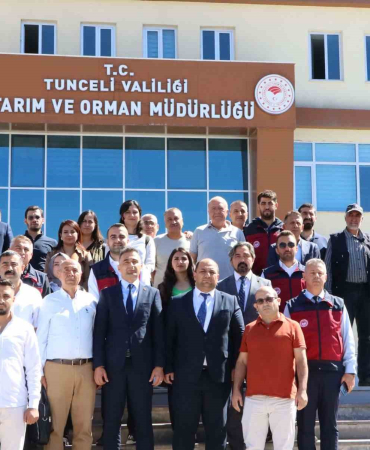 Tunceli̇de, Tarımsal Üreti̇m Planlama Bi̇lgi̇lendi̇rme Toplantısı