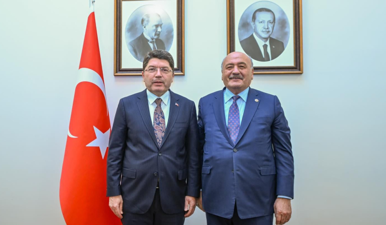 AK PARTİ ERZİNCAN MİLLETVEKİLİ SÜLEYMAN KARAMAN’DAN, ADALET BAKANI YILMAZ TUNÇ’A ZİYARET