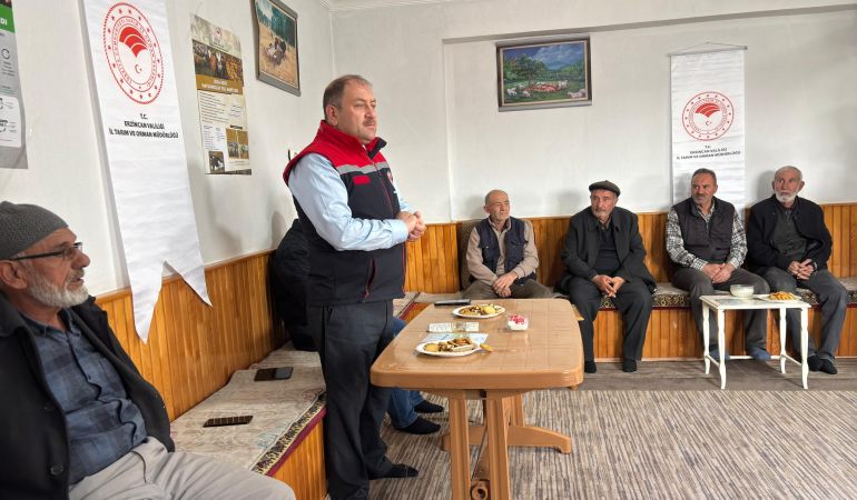 Çiftçiler ve üreticiler bilgilendiriliyor