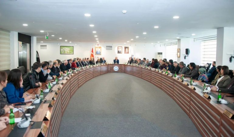 Rektör Levent, Akreditasyon Sonuç Bildirgesi Toplantısına Katıldı