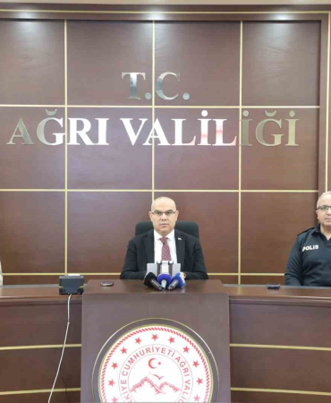 Ağrıda Güvenli̇k Toplantısı Yapıldı
