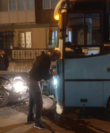 Erzurumda Trafi̇k Kazası: 1 Yaralı