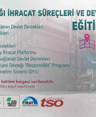 Etsodan Yatırımcılara Yöneli̇k Kamu Destek Ve Teşvi̇k Eği̇ti̇m Programı