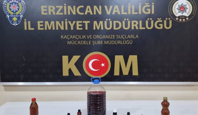 Erzincan’da “Alkol Operasyonu”
