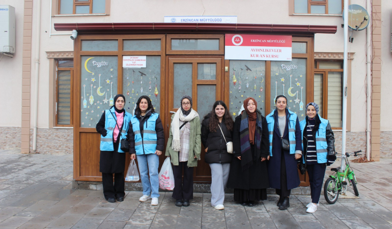 Erzincan Öğrenci Yurdu’ndan anlamlı ziyaret: miniklerle eğlenceli anlar