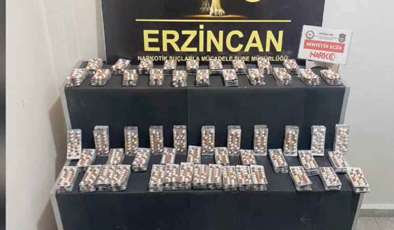 Erzincan’da uyuşturucu  madde operasyonu