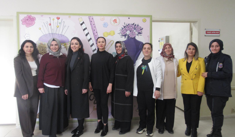 Tekstil atölyesi, mahkûm kadınlara umut oldu