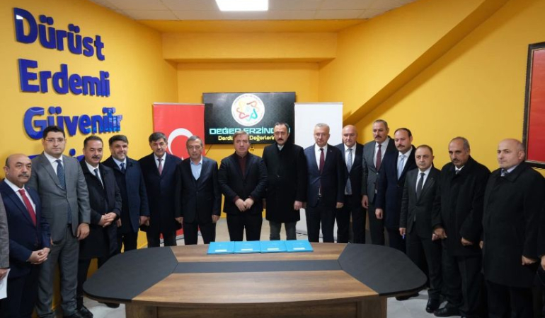 “Değer Erzincan” Proje Merkez Ofisinin açılışı yapıldı