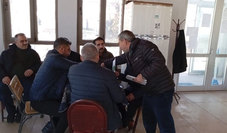 Erzincan’da çiftçiler bilgilendiriliyor