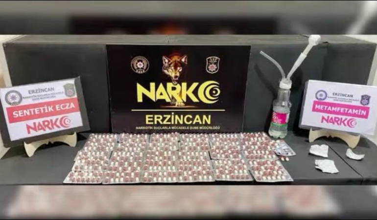Erzincan’da uyuşturucu operasyonu