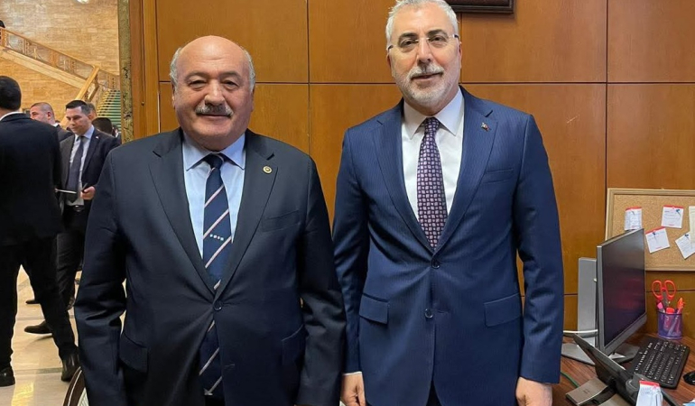 Milletvekili Süleyman  Karaman, Bakan Işıkhan İle Görüştü