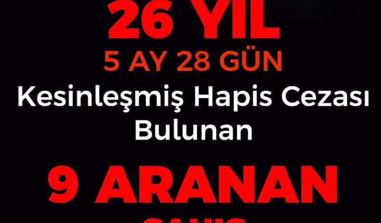 Erzincan’da 26 yıl 5 ay 28 gün hapis cezası bulunan 9 şahıs yakalandı