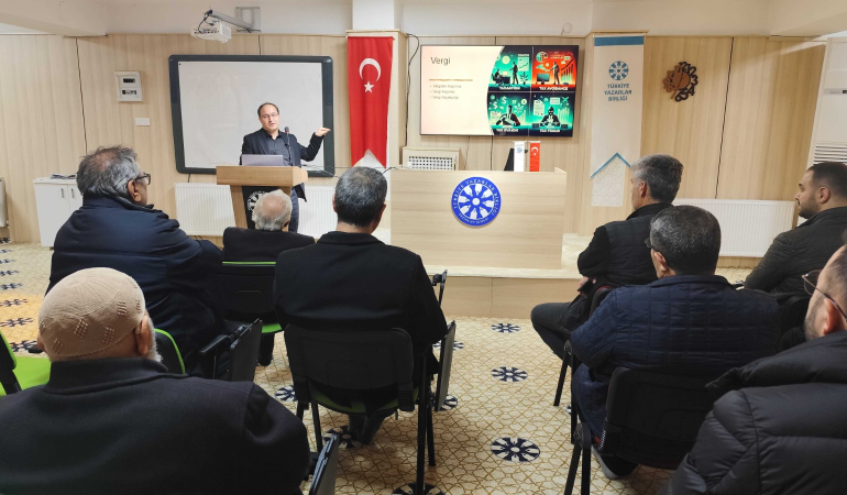 TYB Erzincan Şubesinde haftanın konuğu Doç. Dr. Ersin Korkmaz oldu