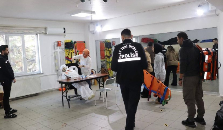 Sağlık personeline olay yeri eğitimi verildi