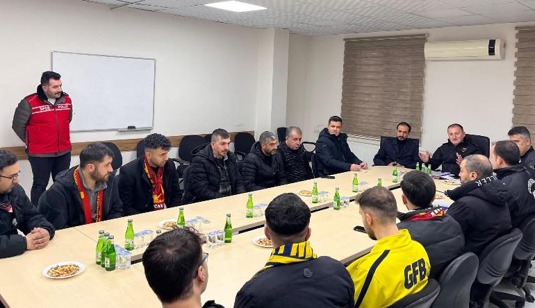 Erzincan’daki taraftar gruplarıyla toplantı düzenlendi