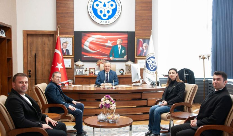Rektör Levent, Spor Bilimleri Fakültesi Heyetini Kabul Etti