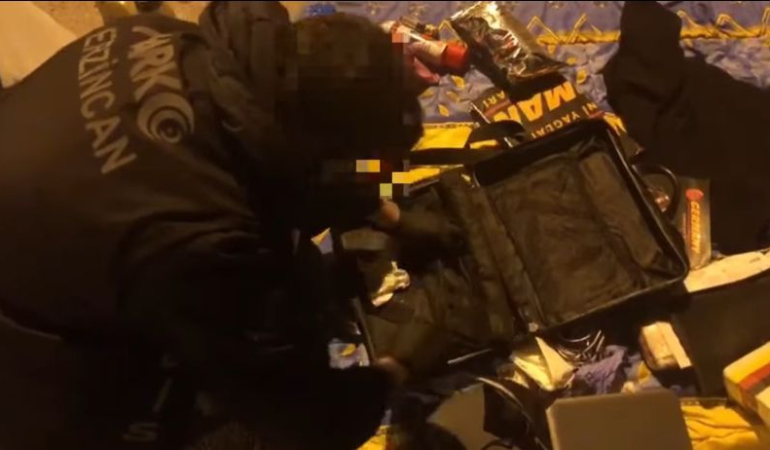 Erzincan’da uyuşturucu madde operasyonu