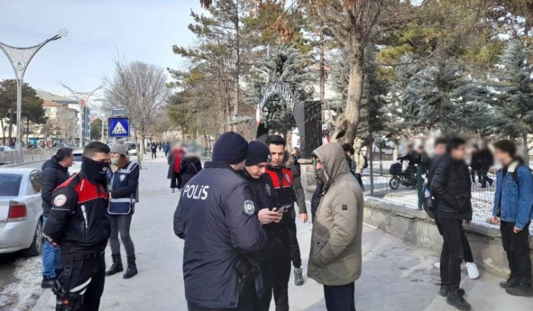 Erzincan’da okul çevrelerinde uygulamalar devam ediyor