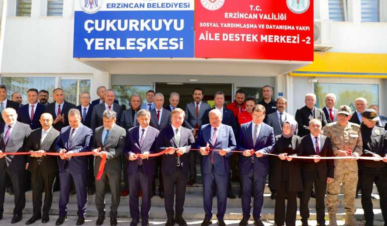 Erzincan’da Üç Mahallede Aile Destek Merkezleri Hizmete Girdi