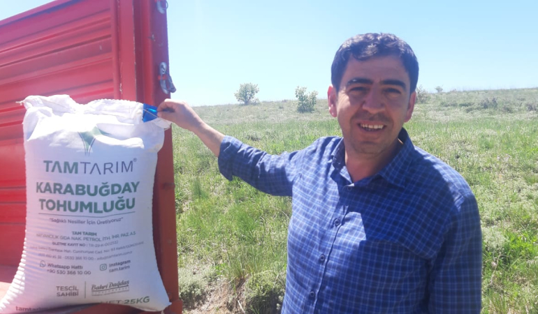 Kelkit’te Kara Buğday Umudu Filizlendi