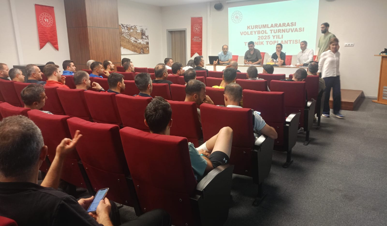 Kurumlar Arası Voleybol Turnuvası Başladı