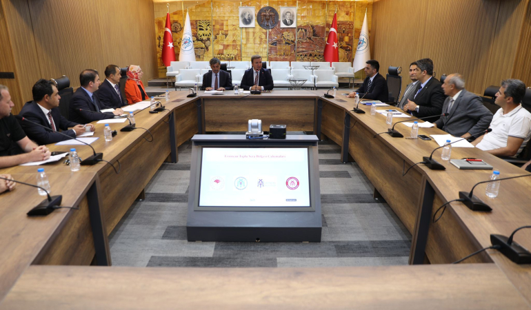 Erzincan’da Toplu Sera Bölgesi Çalışmaları Masaya Yatırıldı