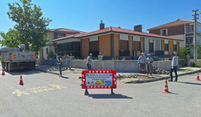 Erzincan’da Altyapı ve Üstyapı Çalışmaları Sürüyor