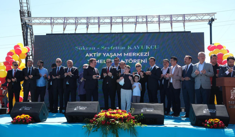 Şükran ve Seyfettin Kavukçu Aktif Yaşam Merkezi’nin Temeli Atıldı