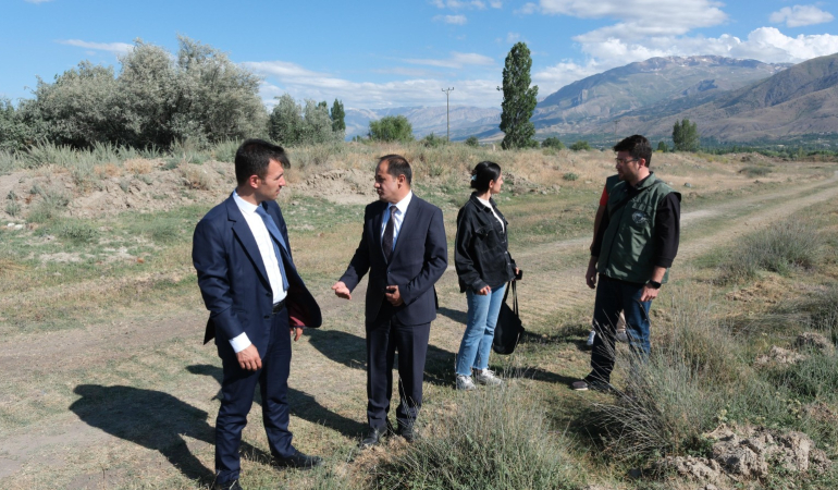 Vali Yardımcısı Aydın, Erzincan TSB çalışmalarını yerinde inceledi