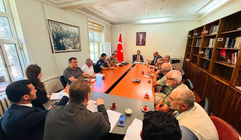 Başbağlar Anma Töreni İçin Güvenlik ve Koordinasyon Toplantısı Yapıldı