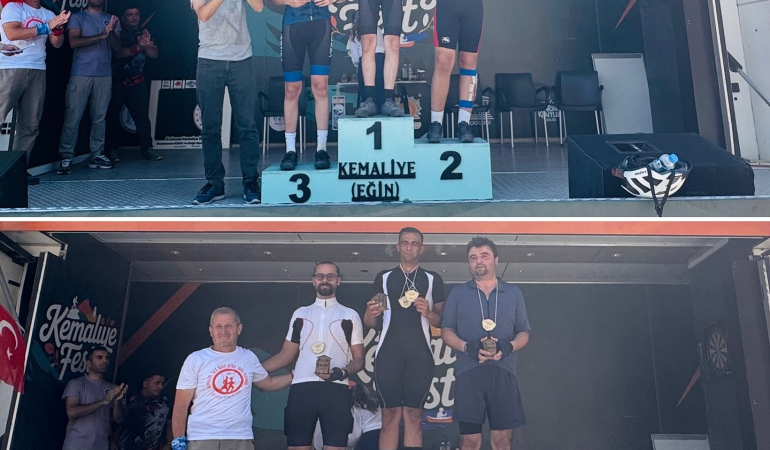 Kemaliye’de Pedallar Doğayla Yarıştı