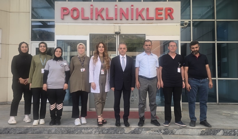 Dr. Cihan Tekin’den Kemah İlçe Devlet Hastanesi’ne Ziyaret
