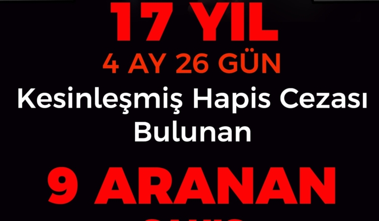 Erzincan Emniyet Müdürlüğü’nden Suçlulara Darbe: 9 Kişi Yakalandı