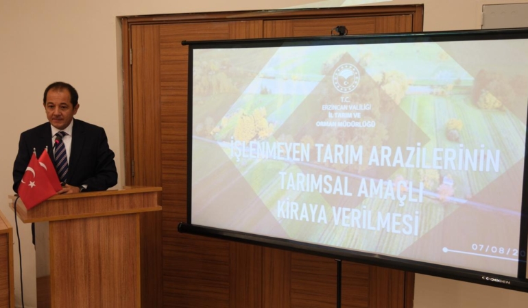 Erzincan’da Atıl Kalan Tarım Arazilerine Yeni Can