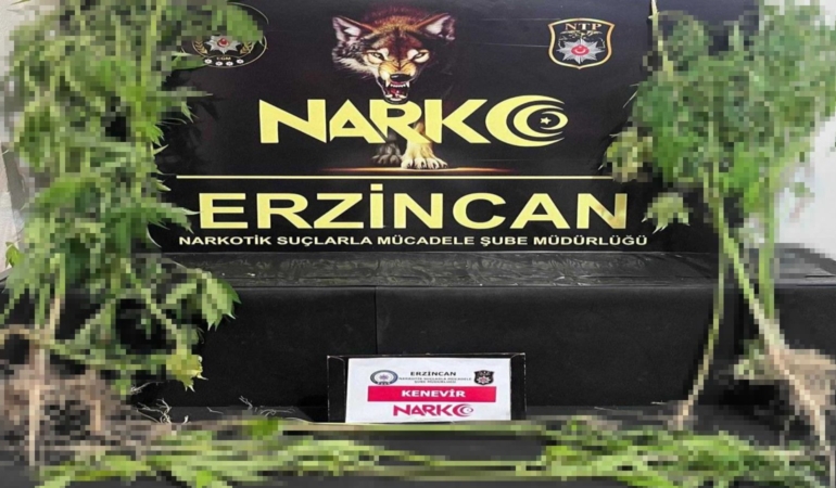 Erzincan’da Narkotik  Operasyon