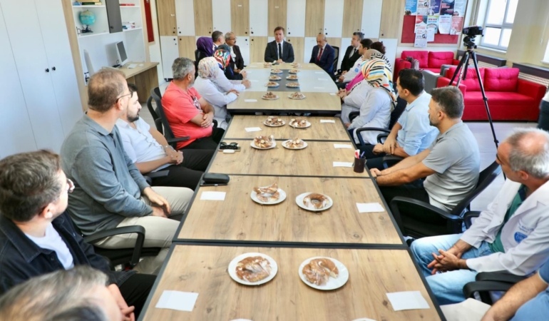 Erzincan Valisi Aydoğdu’dan Fen Lisesi’ne Anlamlı Ziyaret