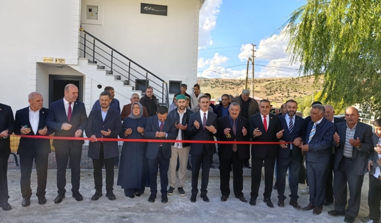 Kılıçtaş köyü kültür evi hizmete açıldı