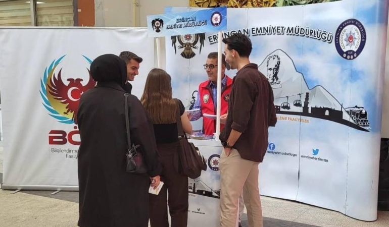 Erzincan Emniyeti’nden Gençliğe Güvenlik Kalkanı