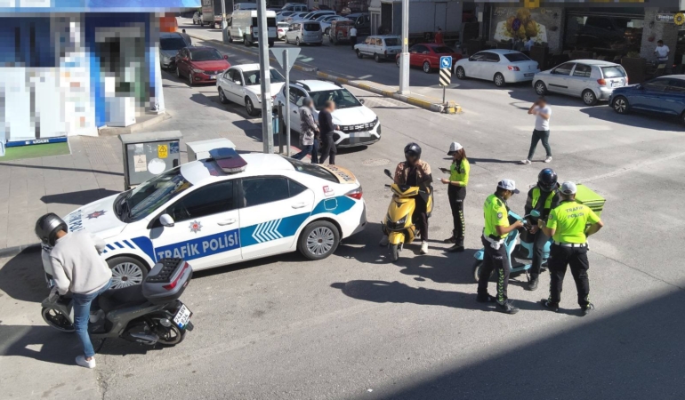 Erzincan’da 266 Araç Kontrol Edildi, 5’i Trafikten Men Edildi