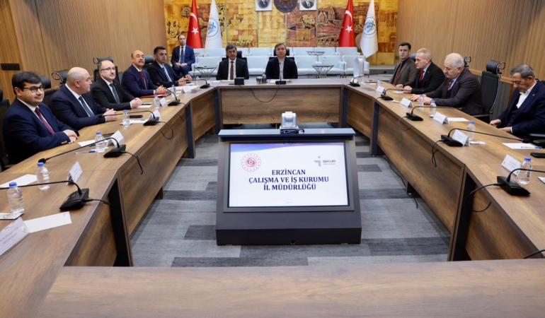 Erzincan’da İstihdam ve Eğitim Masaya Yatırıldı: 2026 İçin Güçlü İş Birliği Vurgusu
