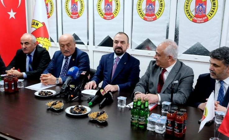 Faruk Acar’dan Erzincan Gazeteciler Cemiyeti’ne Ziyaret