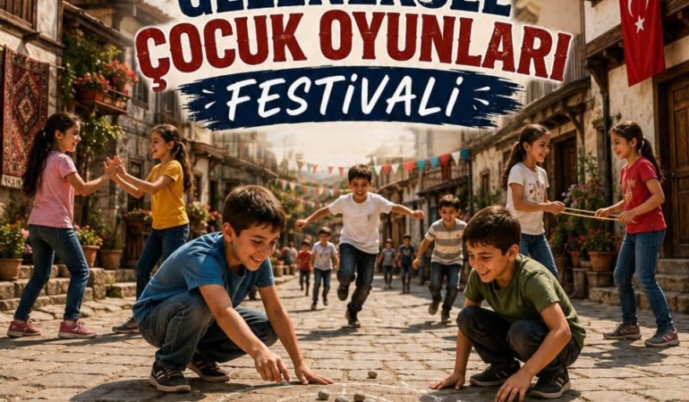 Erzincan’da Mahalleler Arası Geleneksel Çocuk Oyunları Festivali