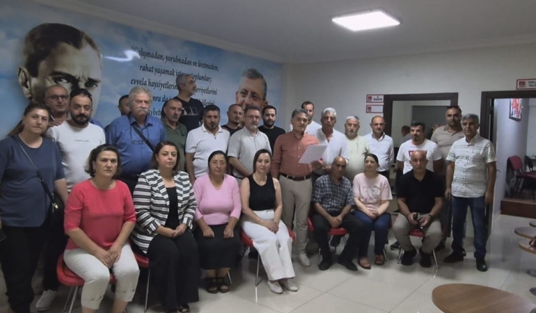 CHP Erzincan İl Teşkilatında Toplu İstifa