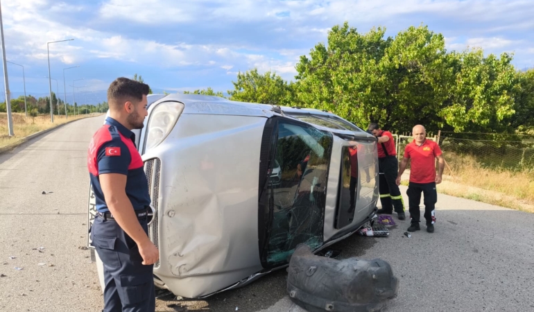 TOKİ Kavşağı’nda Trafik Kazası