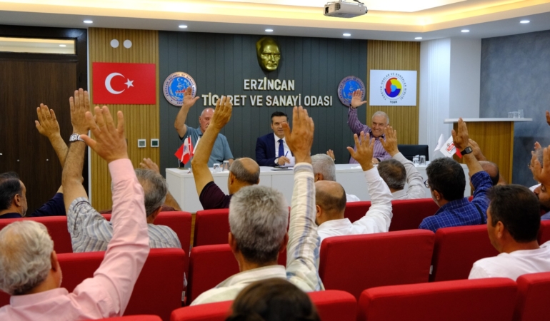 Erzincan TSO Ağustos Ayı Meclis Toplantısı Gerçekleştirildi