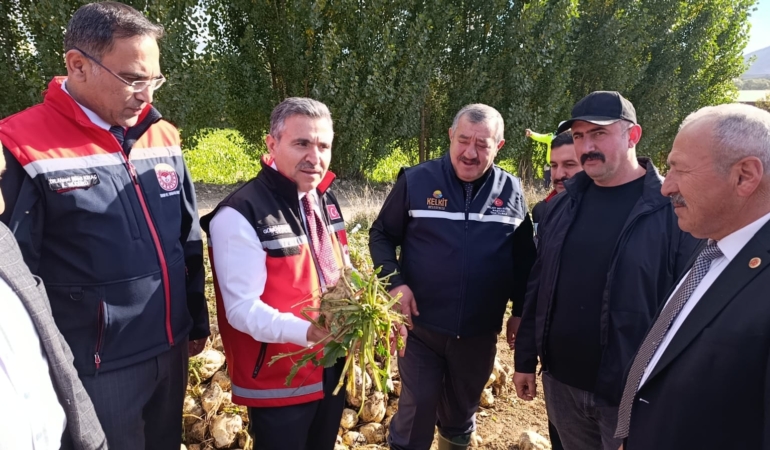 Gümüşhane Valisi Cevdet Atay Kelkit’te Tarımsal Üretimi Yerinde İnceledi