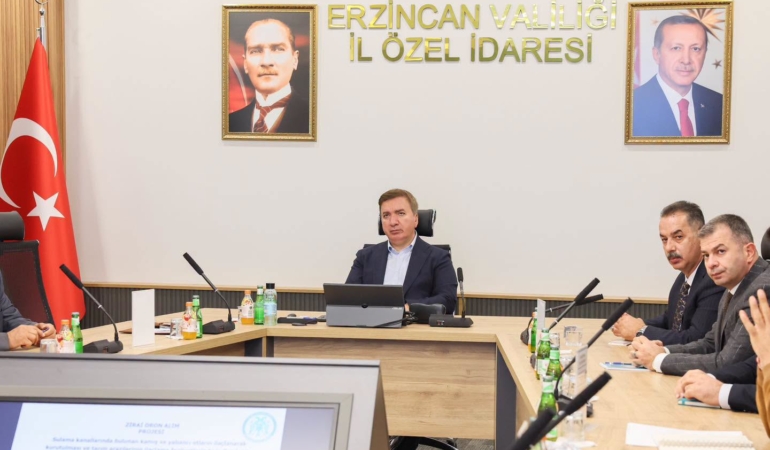 İl Özel İdaresinin Yol, Sulama ve Turizm Projeleri Değerlendirildi